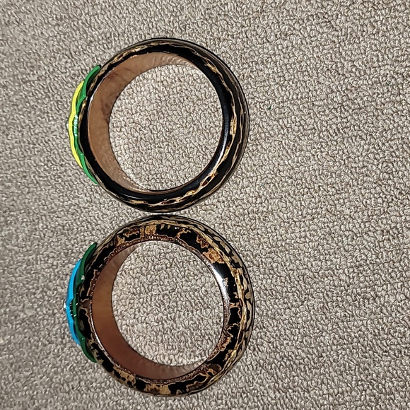 Lulu Frost Vintage Bracelets (one of a kind) FITS SMALL HANDS $150 The 2 Of Them - Picture 3 of 4